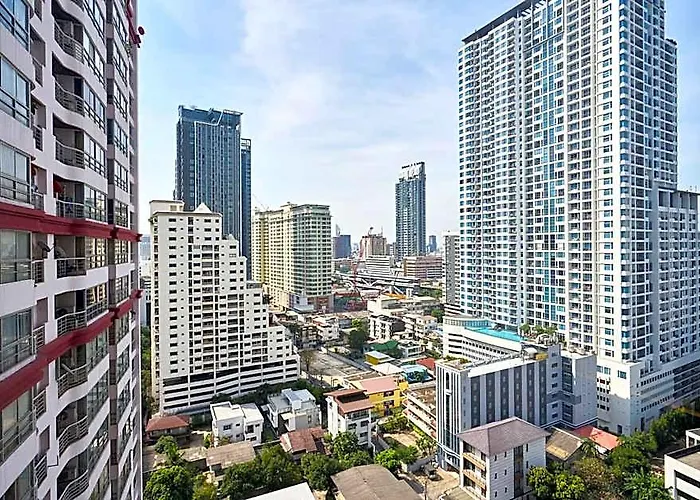 酒店 Downtown Bkk 1br @phayathai Bts Siam Paragon
