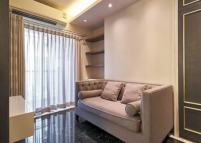 酒店 Downtown Bkk 1br @phayathai Bts Siam Paragon 曼谷